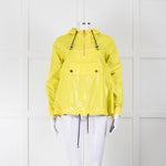 Mulberry Yellow Pullover Rain Jacket With Gold Zip