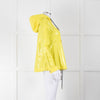 Mulberry Yellow Pullover Rain Jacket With Gold Zip