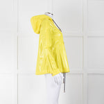 Mulberry Yellow Pullover Rain Jacket With Gold Zip