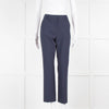 Weekend Max Mara Navy High Waisted Capri Trousers