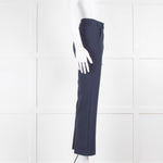 Weekend Max Mara Navy High Waisted Capri Trousers