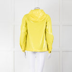 Mulberry Yellow Pullover Rain Jacket With Gold Zip