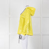 Mulberry Yellow Pullover Rain Jacket With Gold Zip