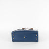 Gucci Navy Blue Diana Bamboo Detail Leather Tote Bag