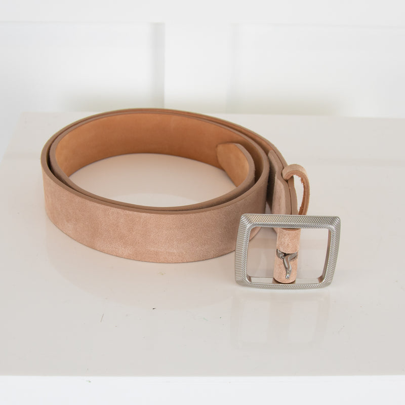 Rag & Bone Pale Suede Belt