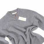 &DAUGHTER Balla Geelong Slouch V-Neck In Derby Grey