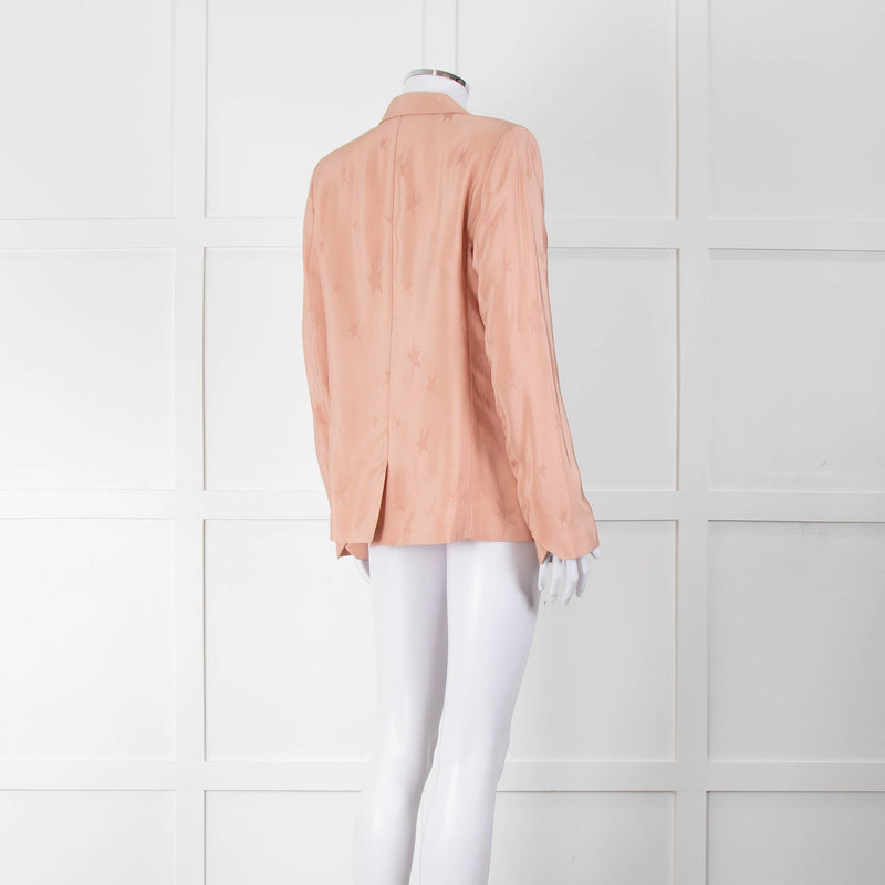 Zadig & Voltaire Blush Pink Star Print Jacket