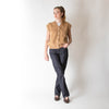 &DAUGHTER Wexford Pocket Waistcoat In Brown Sugar Camel