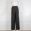 Toteme Black Linen Wide Leg Trousers