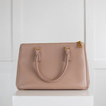 Prada Medium Blush Saffiano Leather Galleria Bag