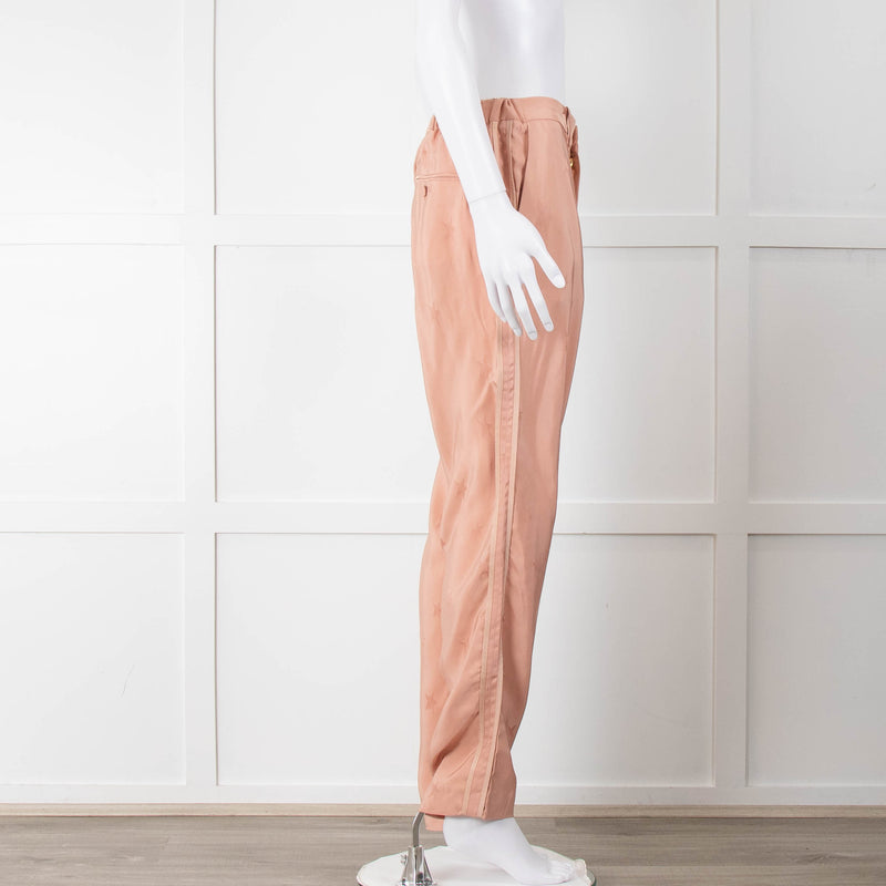 Zadig & Voltaire Blush Pink Star Print Trousers