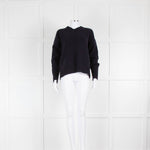 &DAUGHTER Rooska Lambswool Crewneck In Navy Blue