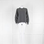 &DAUGHTER Innes Geelong Slouch Crewneck In Derby Grey