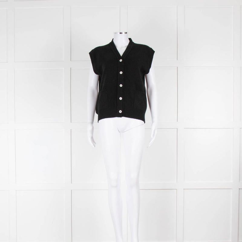 &DAUGHTER Wexford Pocket Waistcoat In Black