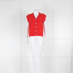 &DAUGHTER Wexford Pocket Waistcoat In Poppy Red