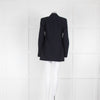 Raey Navy Blue Twill Wool Suit Jacket