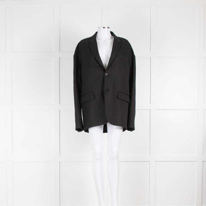 RAEY Black Single Breasted Blazer Jacket