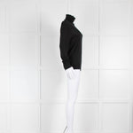 Tom Ford Black Fine Merino Wool Polo Neck Jumper