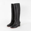 Christian Louboutin Black Cate Chain High Boots