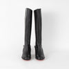 Christian Louboutin Black Cate Chain High Boots