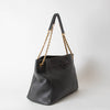 Tory Burch Black Grained Leather McGraw Shoulder Bag