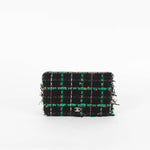 Chanel Black Green Tweed Wallet (Robot) On Chain