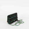 Chanel Black Green Tweed Wallet (Robot) On Chain