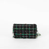 Chanel Black Green Tweed Wallet (Robot) On Chain