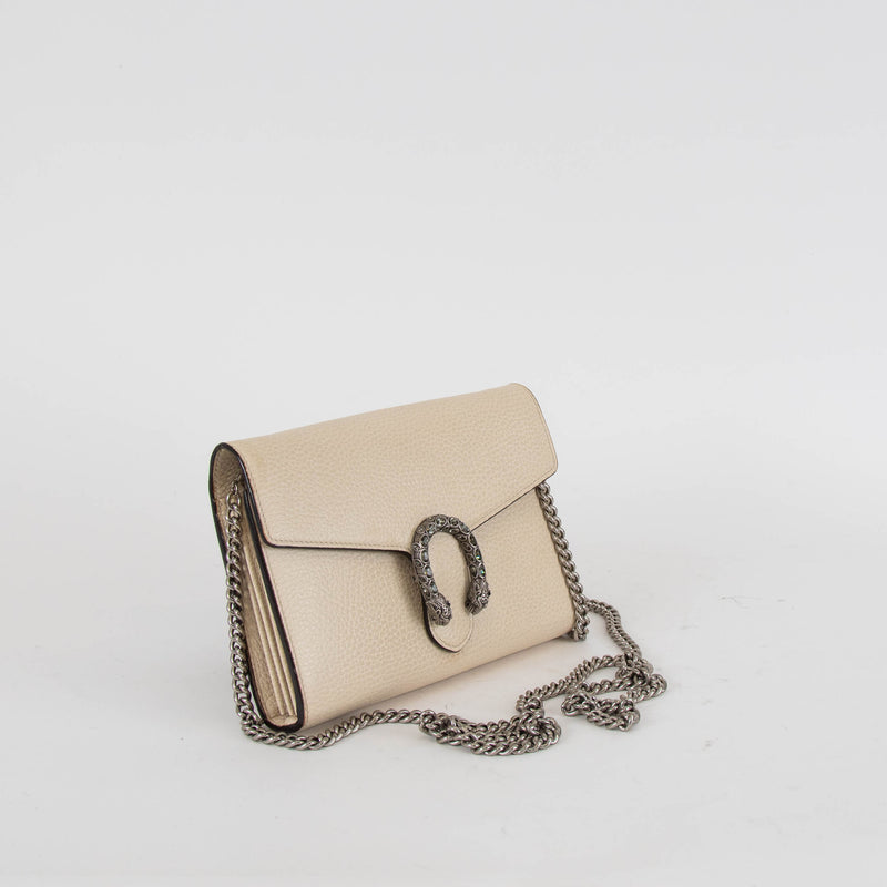 Gucci Cream Mini Dionysus Chain Bag