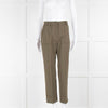 Claudie Pierlot Khaki Twill Square Pocket Trousers