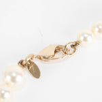 Chanel Cream Pearl Diamante CC Necklace