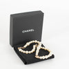 Chanel Cream Pearl Diamante CC Necklace