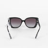 Burberry Black And White Check Cat Eye Sunglasses