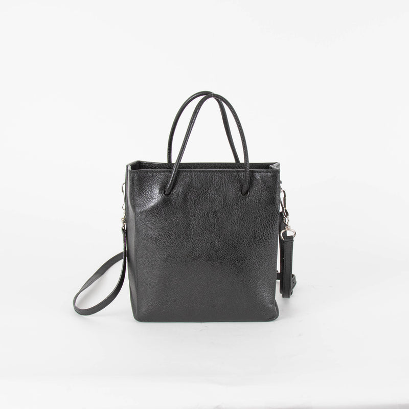 Balenciaga Black Leather Mini Shopper