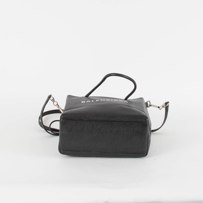 Balenciaga Black Leather Mini Shopper