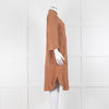 Riani Tan Suede Long Line Shacket