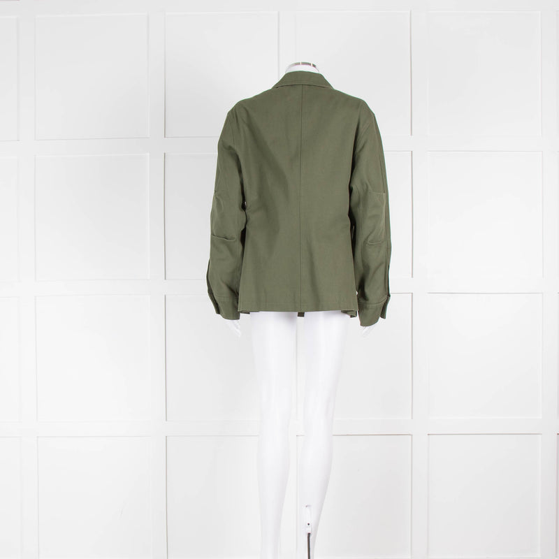 Toteme Khaki Cargo Twill Jacket