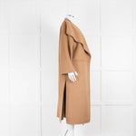 Toteme Camel Wool Cashmere Blend Oversized Coat