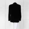 Weekend Max Mara Black Velvet Double Breasted Blazer