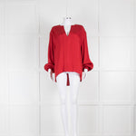 Amanda Wakeley Red Tunic Blouse