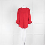 Amanda Wakeley Red Tunic Blouse