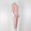 Wyse Pale Pink Denim Jumpsuit