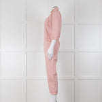 Wyse Pale Pink Denim Jumpsuit