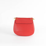 Chloe Red Drew Small Shoulder Bag