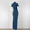 Good American Blue Denim Fit For Success Short Sleeve  Dress