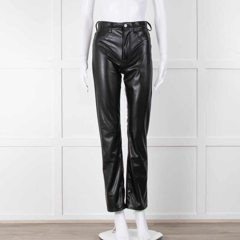 Seven For All Mankind Vegan Leather Bootleg Trousers