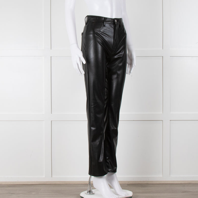 Seven For All Mankind Vegan Leather Bootleg Trousers