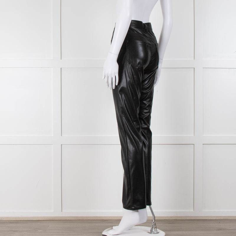 Seven For All Mankind Vegan Leather Bootleg Trousers