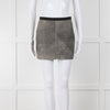 Sandro Grey Leather Mini Skirt