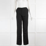 Anine Bing Black Straight Leg Trousers